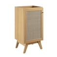 thumbnail image 1 of Modway Soma 18" Adjustable Shelf Wood Bathroom Vanity Cabinet in Oak, 1 of 9