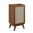 thumbnail image 1 of Modway Soma 18" Adjustable Shelf Wood Bathroom Vanity Cabinet in Walnut, 1 of 9