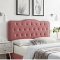 thumbnail image 1 of Modway Sophia Tufted Performance Velvet Full/Queen Headboard in Dusty Rose, 1 of 10