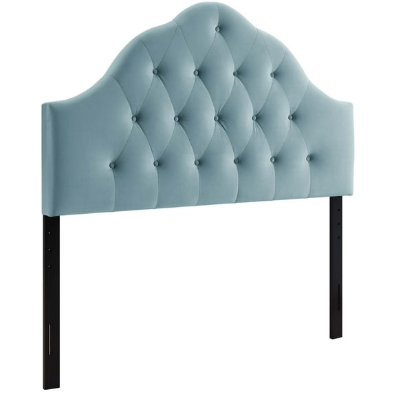 Modway Sovereign King Diamond Tufted Performance Velvet Headboard, Blue