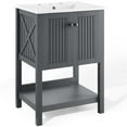 thumbnail image 1 of Modway Steam 24" Bathroom Vanity in Gray White, 1 of 10