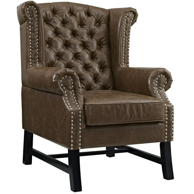 Modway Steer Upholstered Vinyl Armchair