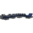 thumbnail image 1 of Summon 12 Piece Outdoor Patio Sunbrella Sectional Set EEI-2393, 1 of 12