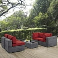 thumbnail image 1 of Modway Summon 5 Piece Outdoor Patio Sunbrella® Sectional Set, Multiple Colors, 1 of 8