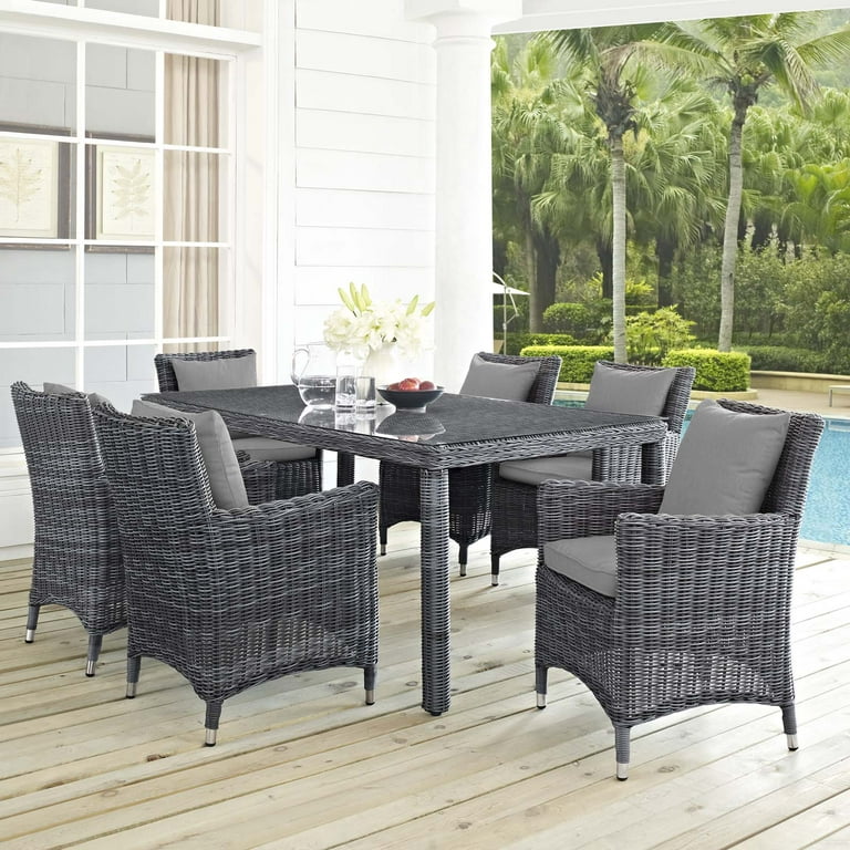Sunbrella 7 piece dining set cheap