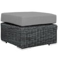 thumbnail image 1 of Modway Summon Outdoor Patio Sunbrella® Ottoman in Canvas Gray, 1 of 3