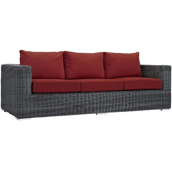 Modway Summon Outdoor Patio Sunbrella® Sofa, Multiple Colors