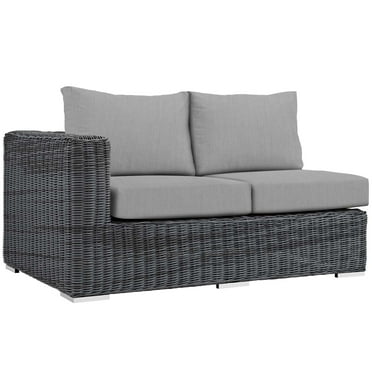 Modway Summon Outdoor Patio Sunbrella® Left Arm Loveseat, Multiple Colors