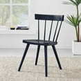 thumbnail image 1 of Modway Sutter Wood Dining Side Chair in Midnight Blue, 1 of 8