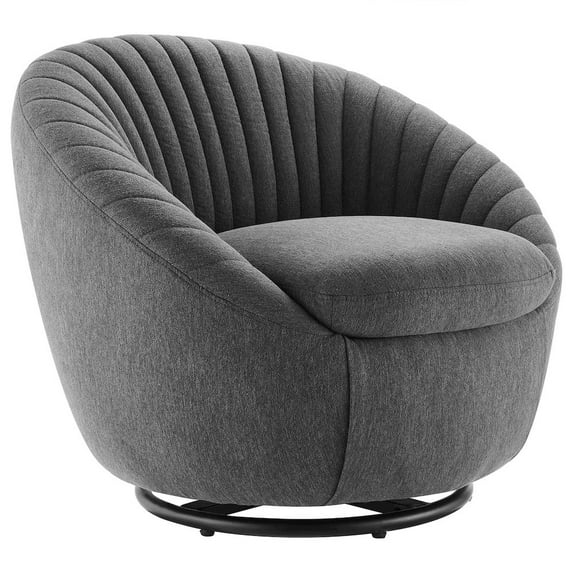 Modway Whirr Tufted Fabric Swivel Chair