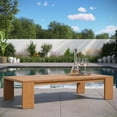 thumbnail image 1 of Tahoe Outdoor Patio Acacia Wood Coffee Table in Natural, 1 of 10