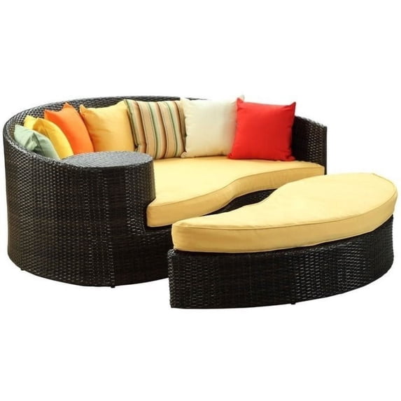 Taiji Outdoor Patio Wicker Daybed EEI-645