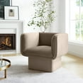 thumbnail image 1 of Modway Tate Performance Velvet Accent Chair in Taupe, 1 of 9