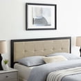 thumbnail image 1 of Modway Teagan Tufted Queen Headboard in Black Beige, 1 of 7