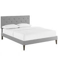 thumbnail image 1 of Modway Terisa Fabric Upholstered Full Platform Bed in Light Gray, 1 of 21
