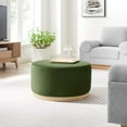 thumbnail image 1 of Tilden Ottoman in Moss Green Natural, 1 of 7