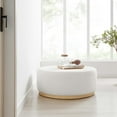 thumbnail image 1 of Modway Tilden Performance Velvet Upholstered Ottoman in Alabaster Natural, 1 of 7