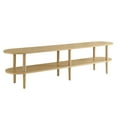 thumbnail image 1 of Torus TV Stand in Light Oak, 1 of 9