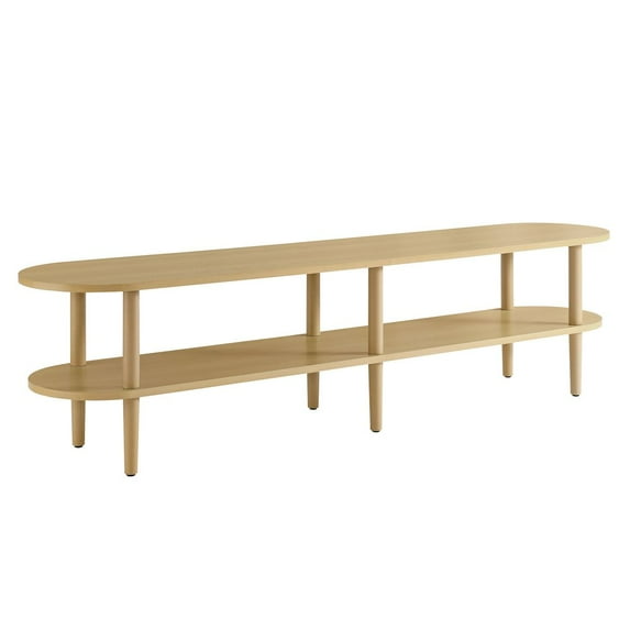 Torus TV Stand in Light Oak