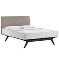thumbnail image 1 of Modway Tracy Modern MDF and Rubberwood Full Bed in Cappuccino/Gray, 1 of 4