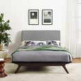 thumbnail image 1 of Modway Tracy Queen Bed in Cappuccino Gray, 1 of 4