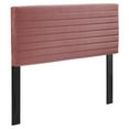 thumbnail image 1 of Modway Tranquil Modern Performance Velvet Full/Queen Headboard in Dusty Rose, 1 of 5