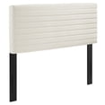 thumbnail image 1 of Modway Tranquil Performance Velvet Full/Queen Headboard in Ivory, 1 of 6
