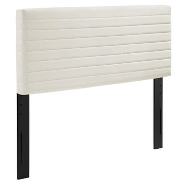 Modway Tranquil Performance Velvet Full/Queen Headboard in Ivory