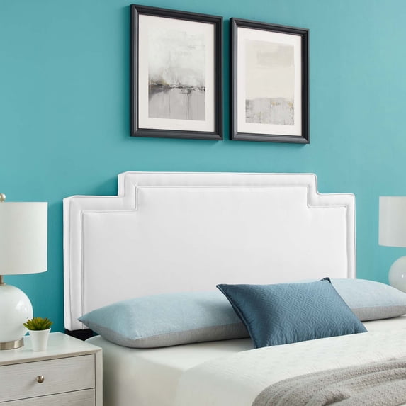 Modway Transfix Performance Velvet King/California King Headboard in White