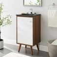thumbnail image 1 of Modway Transmit 18" Bathroom Vanity in Walnut Black, 1 of 10