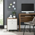 thumbnail image 1 of Modway Transmit  Wood File Cabinet in Walnut White, 1 of 9