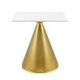 thumbnail image 1 of Modway Tupelo 28" Square Dining Table in Gold White, 1 of 6