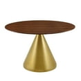 thumbnail image 1 of Modway Tupelo 47" Dining Table in Gold Walnut, 1 of 6