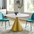 thumbnail image 1 of Modway Tupelo 47" Dining Table in Gold White, 1 of 6