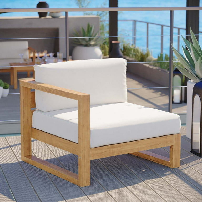 Modway upland outdoor patio teak set new arrivals