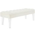 thumbnail image 1 of Modway Valet Performance Velvet Bench in Ivory, 1 of 5