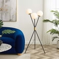 thumbnail image 1 of Modway Vera 3-Light Floor Lamp in Black, 1 of 10