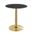 thumbnail image 1 of Verne 28" Artificial Marble Dining Table, 1 of 6