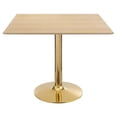 thumbnail image 1 of Modway Verne 35" Square Dining Table in Gold Natural, 1 of 5