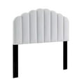 thumbnail image 1 of Modway Veronique Twin Modern Performance Velvet Headboard in White, 1 of 8