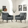 thumbnail image 1 of Modway Verve Armchairs Set of 2 in Gray, 1 of 5