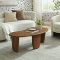 thumbnail image 1 of Modway Vetra Kidney-Shaped Free Coffee Table in Brown, 1 of 8