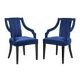 thumbnail image 1 of Virtue Performance Velvet Dining Chairs - Set of 2, 1 of 7