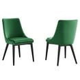 thumbnail image 1 of Viscount Accent Performance Velvet Dining Chairs - Set of 2, 1 of 7