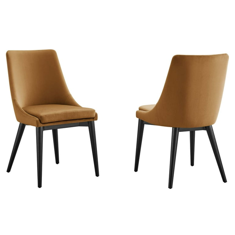 Multi coloured velvet shop dining chairs