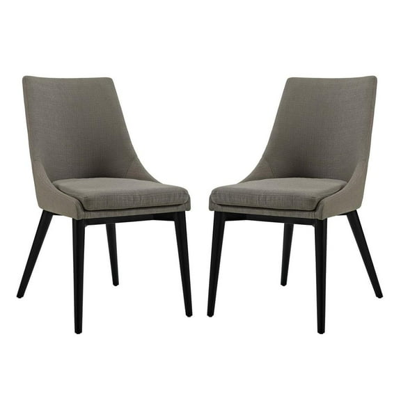 Modway Viscount Fabric Dining Side Chair, Set of 2, Multiple Colors