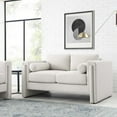 thumbnail image 1 of Modway Visible Boucle Fabric Loveseat in Ivory, 1 of 9