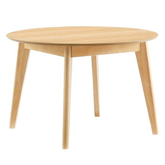 Modway Vision 45 in Round Dining Table, Oak