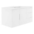 thumbnail image 1 of Modway Vitality 36" Modern Wood/Ceramic Bathroom Vanity in White, 1 of 8