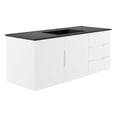 thumbnail image 1 of Modway Vitality 48" Single Sink Bathroom Vanity in White Black, 1 of 8